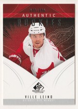 Ville Leino Rookie 2009-10 SP Game Used Edition #103- Detroit Red Wings #398/699