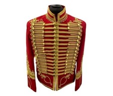 Military Uniform Napoleonic Hussar Jacket-Men Tunic Pelisse Jimi Jackets