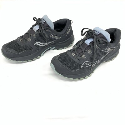 Saucony Excursion TR13 Black Trail Shoes Womens Size Versafoam XT-900 