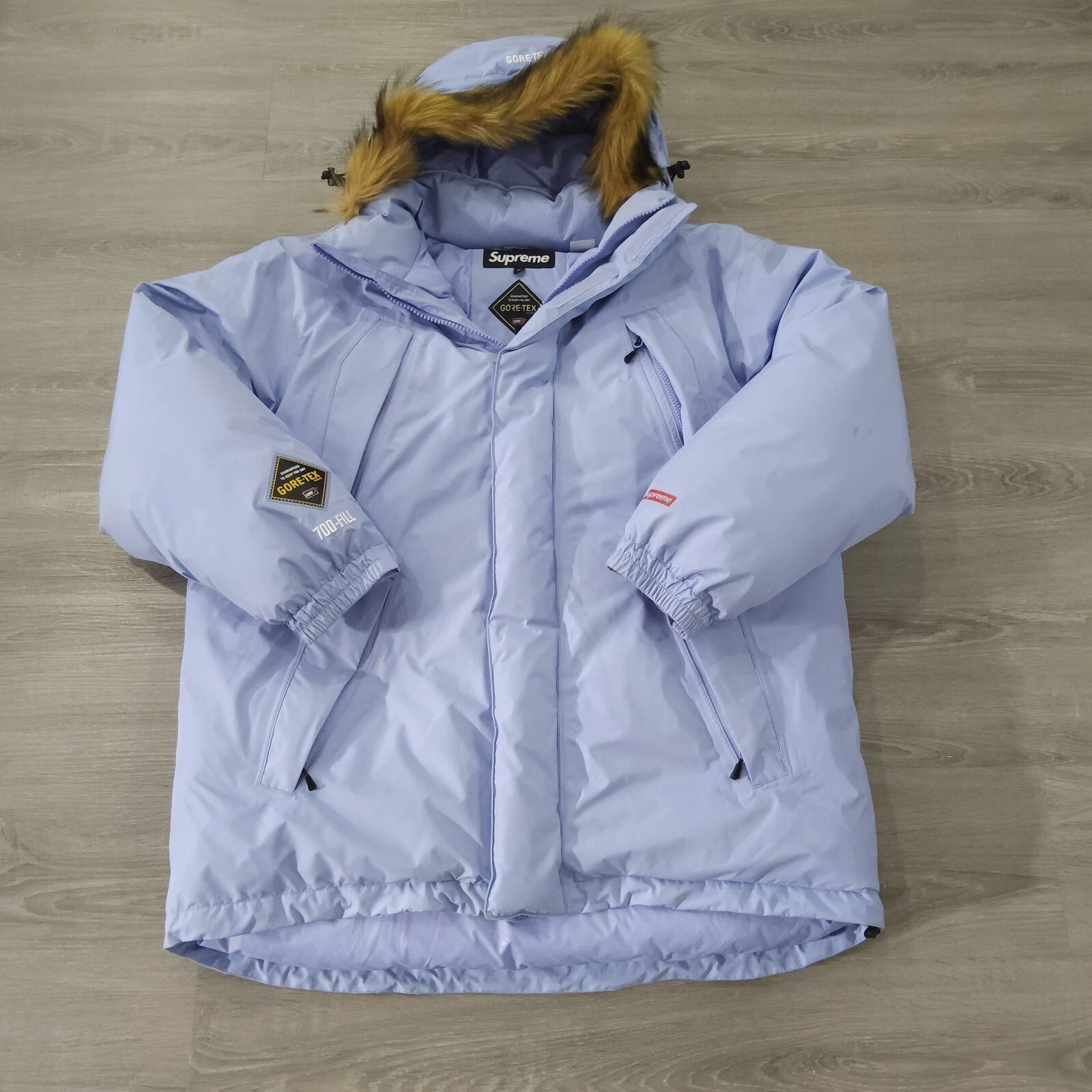 Parka Supreme GORE TEX 700 Fill Down (FW21) violet clair taille Medium