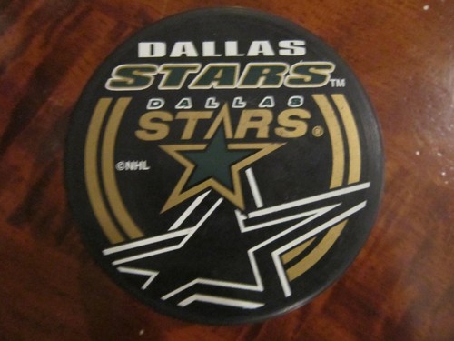 DALLAS STARS Hockey Puck BIG Star LOGO inGlasCo NHL Licensed Product VINTAGE?