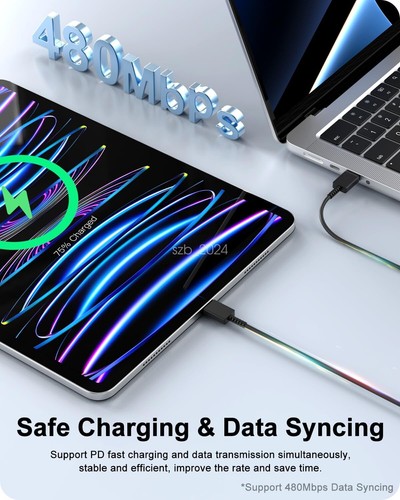 45W Super Fast Charging Charger Adapter 6Ft Cable For Samsung S25 S24 S23+ Ultra - Picture 8 of 8