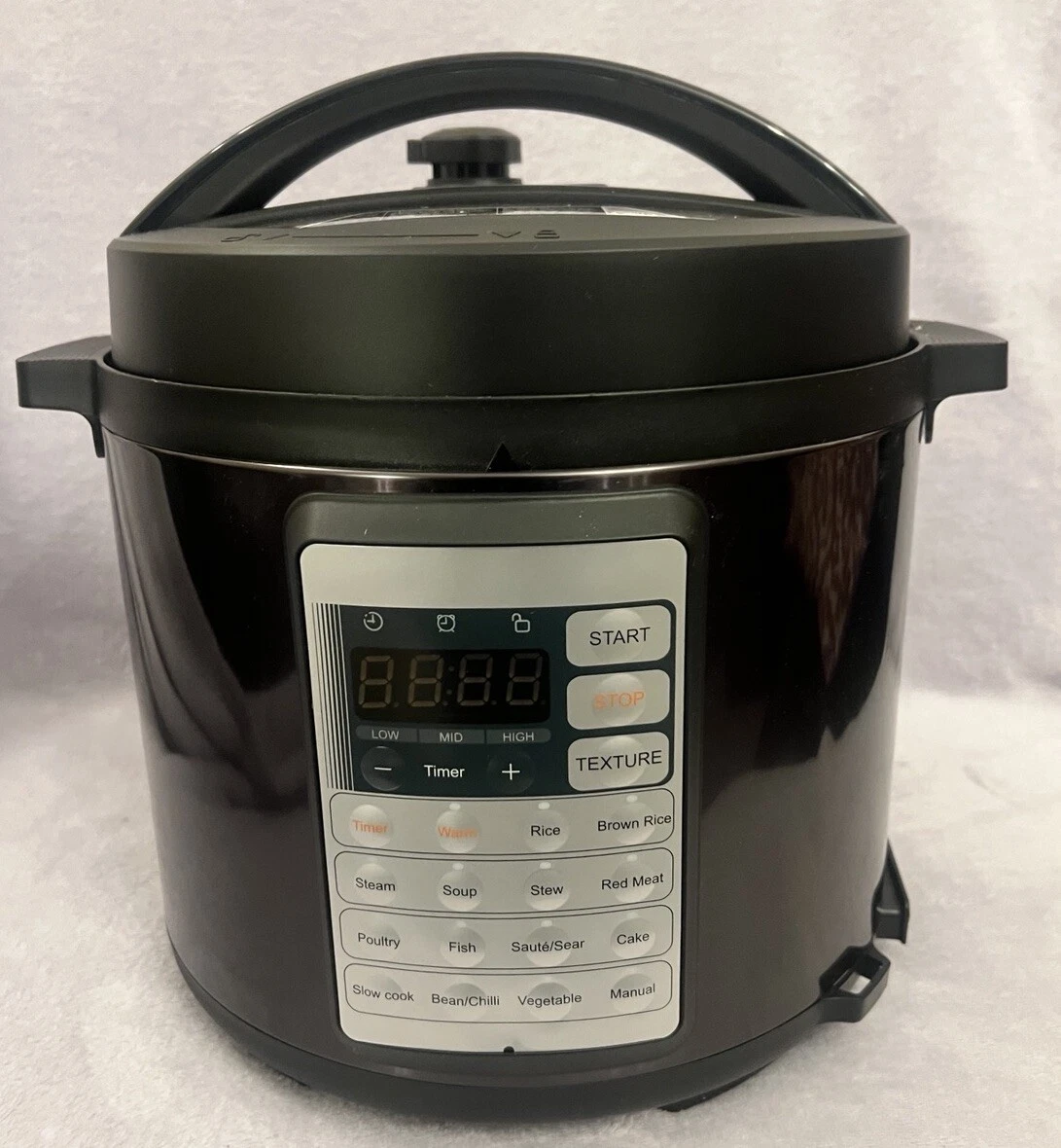 George Home Pressure Cooker Metallic Brown 5.5L 1000W GPC201SS-20