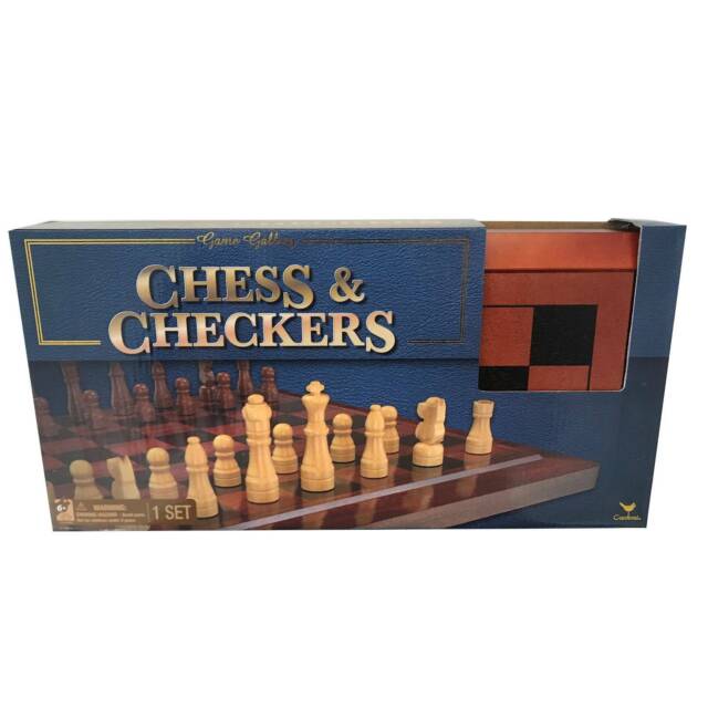 War Chess & Checkers Wood Board Game - Foldable large : Chess Shop Online