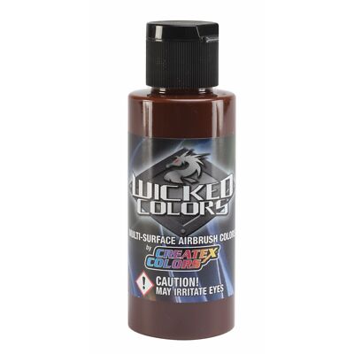 (245,83 /1l) Createx Wicked W074 Detail Burnt Sienna 60ml Airbrush Farbe