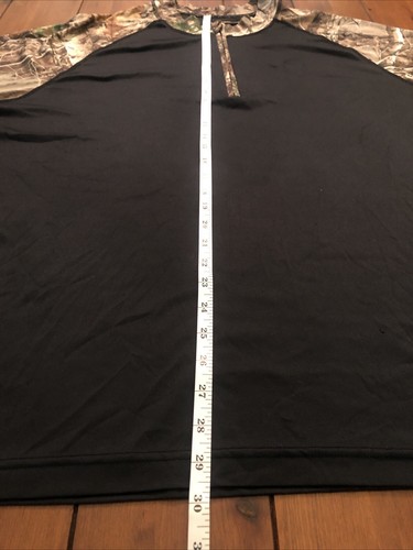 Ocean+Coast Realtree EDGE Black Shirt Outdoor Hunting Camouflage Long Sleeve 2XL - Picture 15 of 20