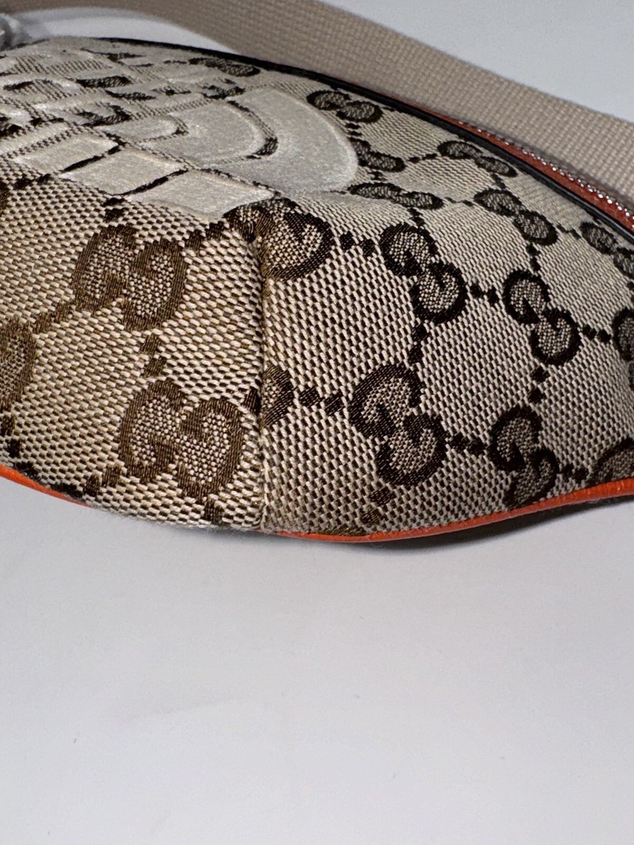 GUCCI X North Face Canvas Waist Belt Bag Beige Orange EUC | eBay GUCCI X North Face Canvas Waist Belt Bag Beige Orange EUC | eBay