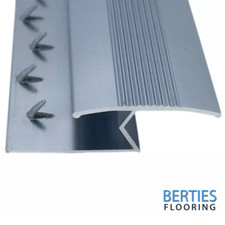 Carpet to Tile / Laminate / Wood - Z Edge- Metal Strip Trim Threshold / Door Bar