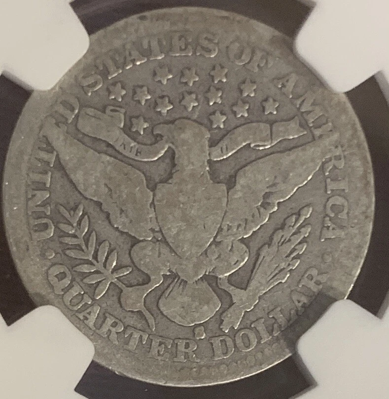 1908 S BARBER QUARTER - NGC G 4 - Image 2 of 4