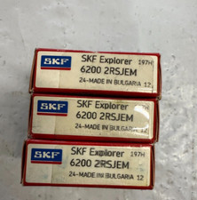 NEW LOT OF 3 6200 2RSJEM - SKF - NEW