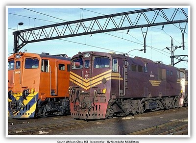 South African Class 16E   train railroad _issue2