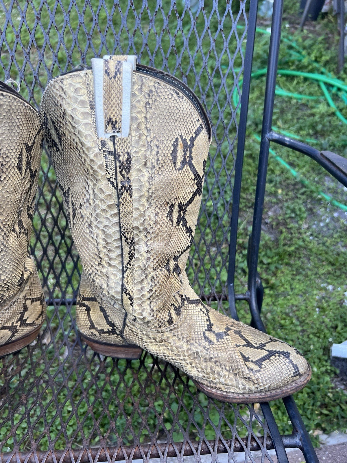 Full Natural Brown Genuine Snakeskin Python Men C… - image 17