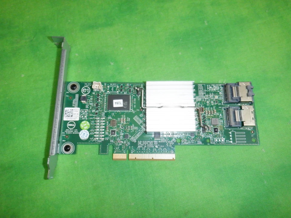 Controlador RAID PCIe Dell HV52W PERC H310 8 puertos soporte de altura completa 0HV52W Foto 4 de 4