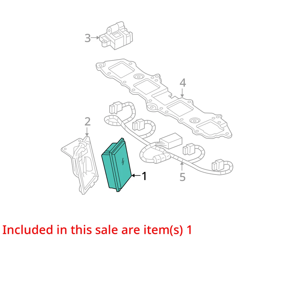 Электронный модуль управления двигателем ECM подходит для 06–07 CORVETTE 2646340 - Изображение 3 из 4