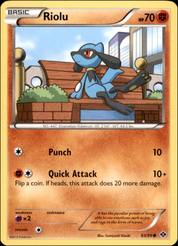 Pokemon - Riolu #63/99 - Next Destinies Common