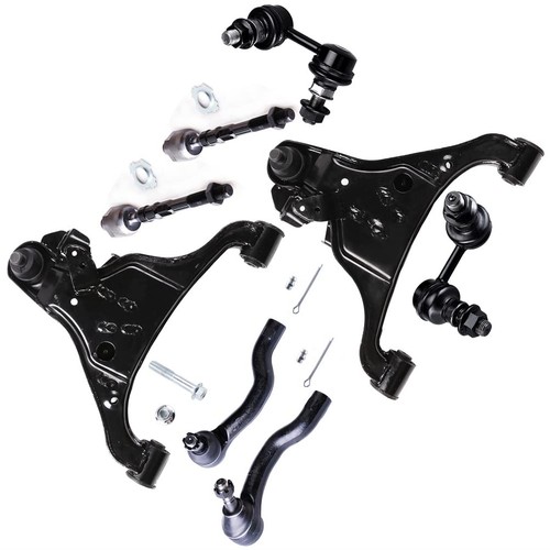8pcs Front Suspension Kit 05-16 Frontier Pathfinder Control Arm Tie Rod Sway Bar