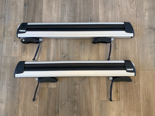 Thule Flat Top Snowboard Rack 36 In Speedlink Mounts NO KEYS Universal