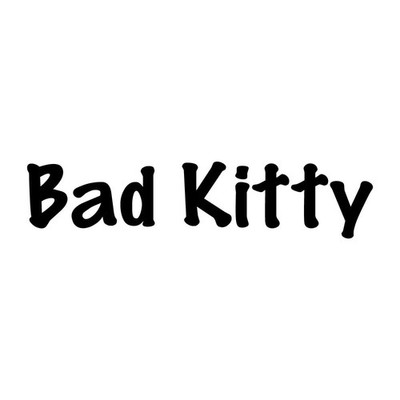 Bad Kitty Kitten Girl Decal Sticker Black Die Cut Vinyl