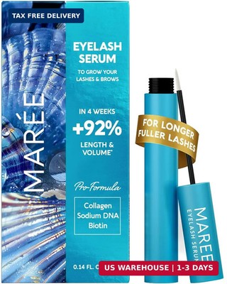 MAREE Eyelash Serum To Grow Lashes & Brows - Eye Lash Serum for Eyelash Growth W