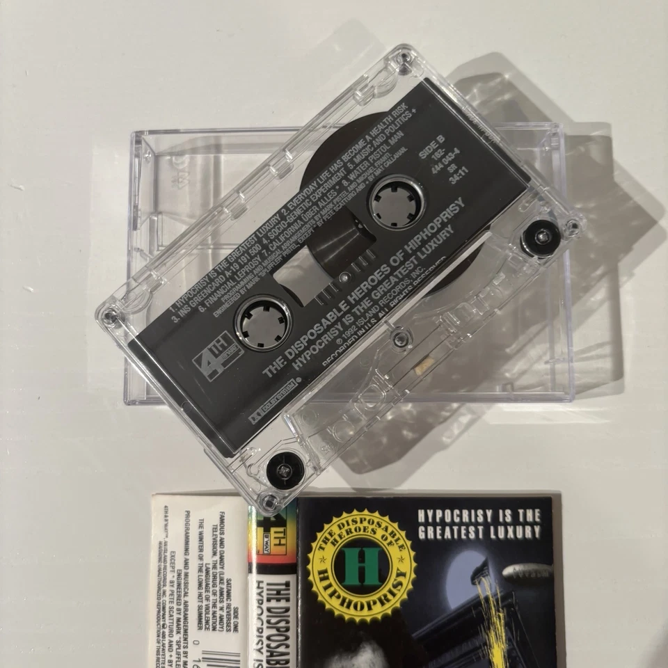 DISPOSABLE HEROES OF HIPHOPRISY - HYPOCRISY IS THE GREATEST LUXURY (CASSETTE) Foto 3 de 4