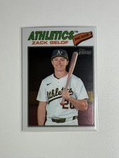 2026 Topps Heritage #186 Zack Gelof Chrome