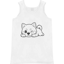 'Cheeky Shiba Inu' Adult Vest / Tank Top AV065845