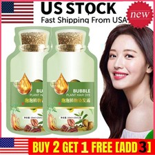 Natural Plant Hair Dye New Botanical Bubble Hair Dye Shampoo 20ml x10 packs USA
