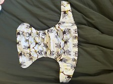 Grovia Adjustable Diaper Shell Snap In Owls White Brown