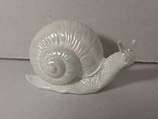 Fenton Glass Mould Milk White Carnival Snail Made by Mosser Glass
