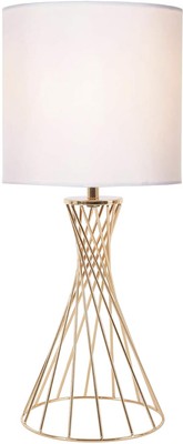 Gold Table Lamp, Nightstand Lamp, Small Cute Desk Lamp, Modern Bedside Lamp w...
