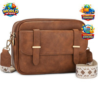 UmhäNgetasche Damen Mittelgroß Rfid Veganes Leder Crossbody Bag Mit Gurt