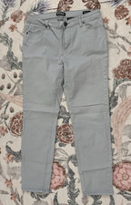 Buffalo David Bitton Women s Skinny Mid-Rise Light Wash Gray Jeans 8/29 Stretch