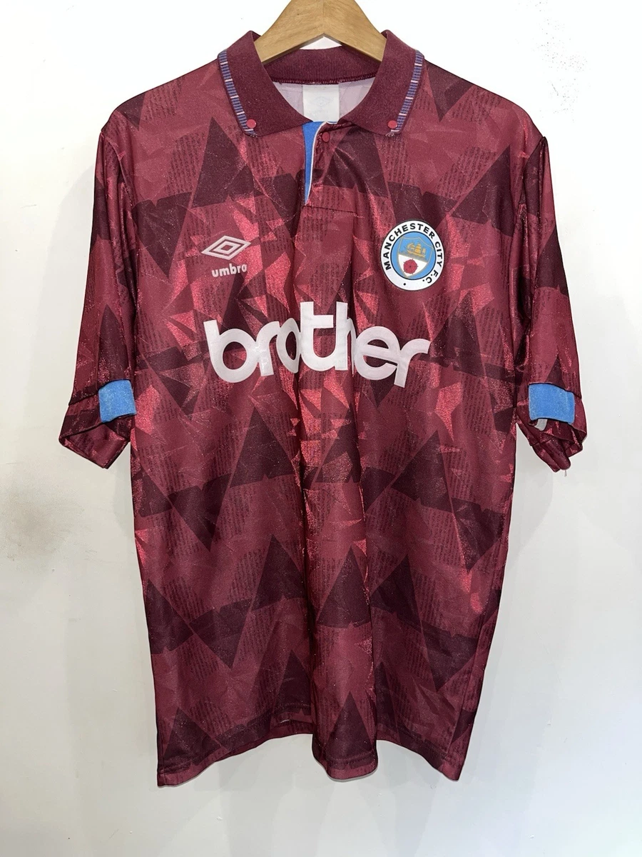 Umbro Manchester City Away Memorabilia Football Shirts (English
