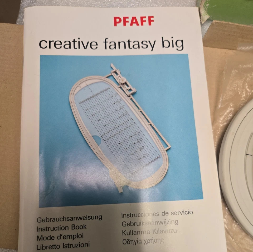 PFAFF Creative Fantasy Big Hoop 225 x 90 mm Instructions Embroidery Accessory - Image 3 of 4