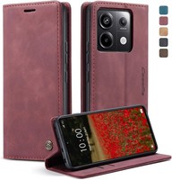 HandyhüLle Xiaomi Redmi Note 13 Pro 5G KlapphüLle Vintage Leder SchutzhüLle