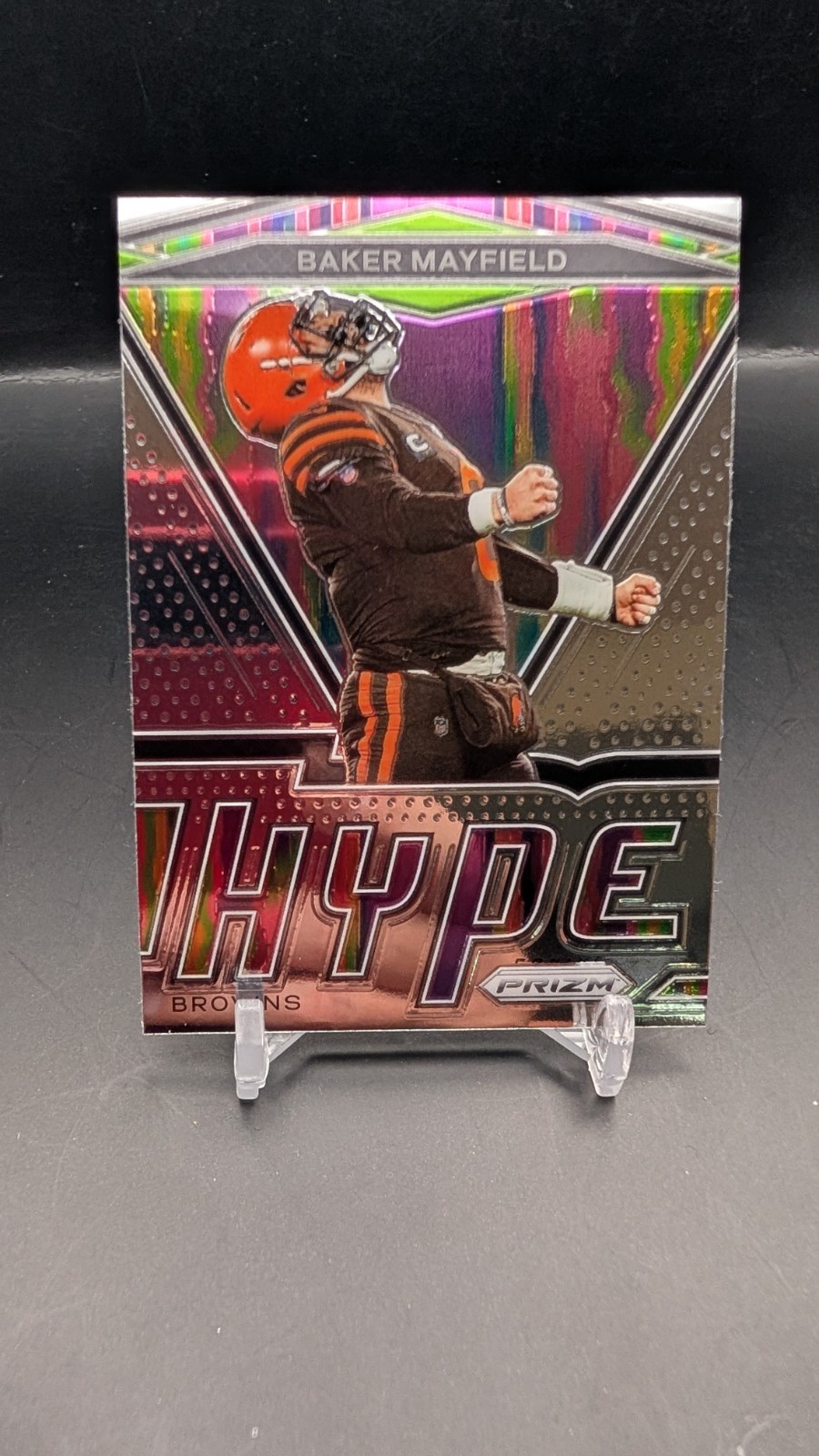 2020 Panini Prizm Baker Mayfield ( Browns ) HYPE Insert #12