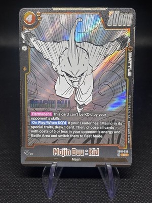 Dragon Ball SCG Fusion World Manga Booster 1 Majin Buu: Kid SB01-039 Super Rare
