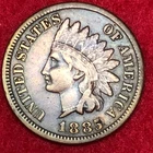 1885 Indian Head One Cent Penny- VG/Fine Details, LIBERTY #769