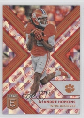 2018 Panini Elite Draft Picks Aspirations Red 15/49 DeAndre Hopkins #28 11xt