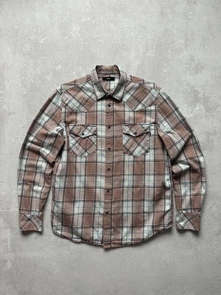 Men Diesel Shirt Beige Cotton 40 /L / 48