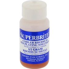 SuperBright Pen Plating Solution 1/2 Gram Rhodium Metal