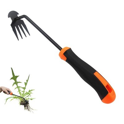 Hand Weeding Tool, Uprooting Weeder Tool Portable Garden Weed Remover with Ha...