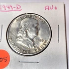 1949-D Franklin Half Dollar Actual Coin. Key Date