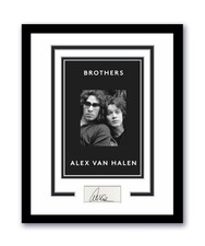 Alex Van Halen Autographed Signed 11x14 Framed Photo Eddie Brothers ACOA