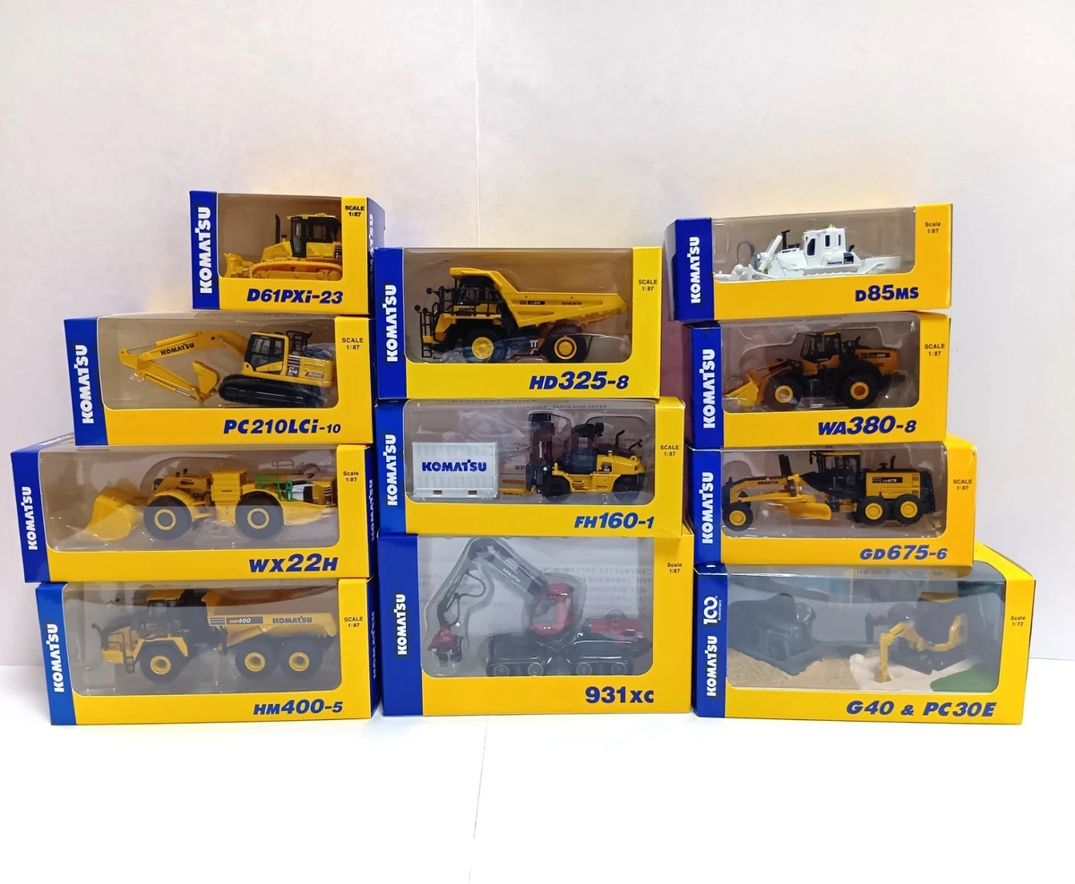 Komatsu Diecast Construction Equipment 1:87 Scale for sale | eBay