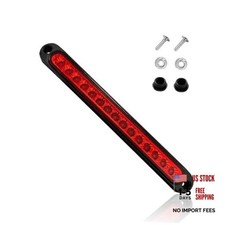 10'' 15 LED Trailer Brake Tail Light Bar, Brake Stop Turn Signal Light Red