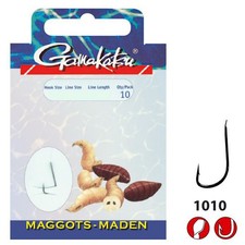 Gamakatsu Libretto Maggot 1010R | Gancio prelegato 120 cm Made Pesce Bianco