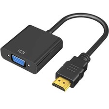 HDMI to VGA Adapter, HDMIVGA Male to Female Converter with for Laptop Desktop