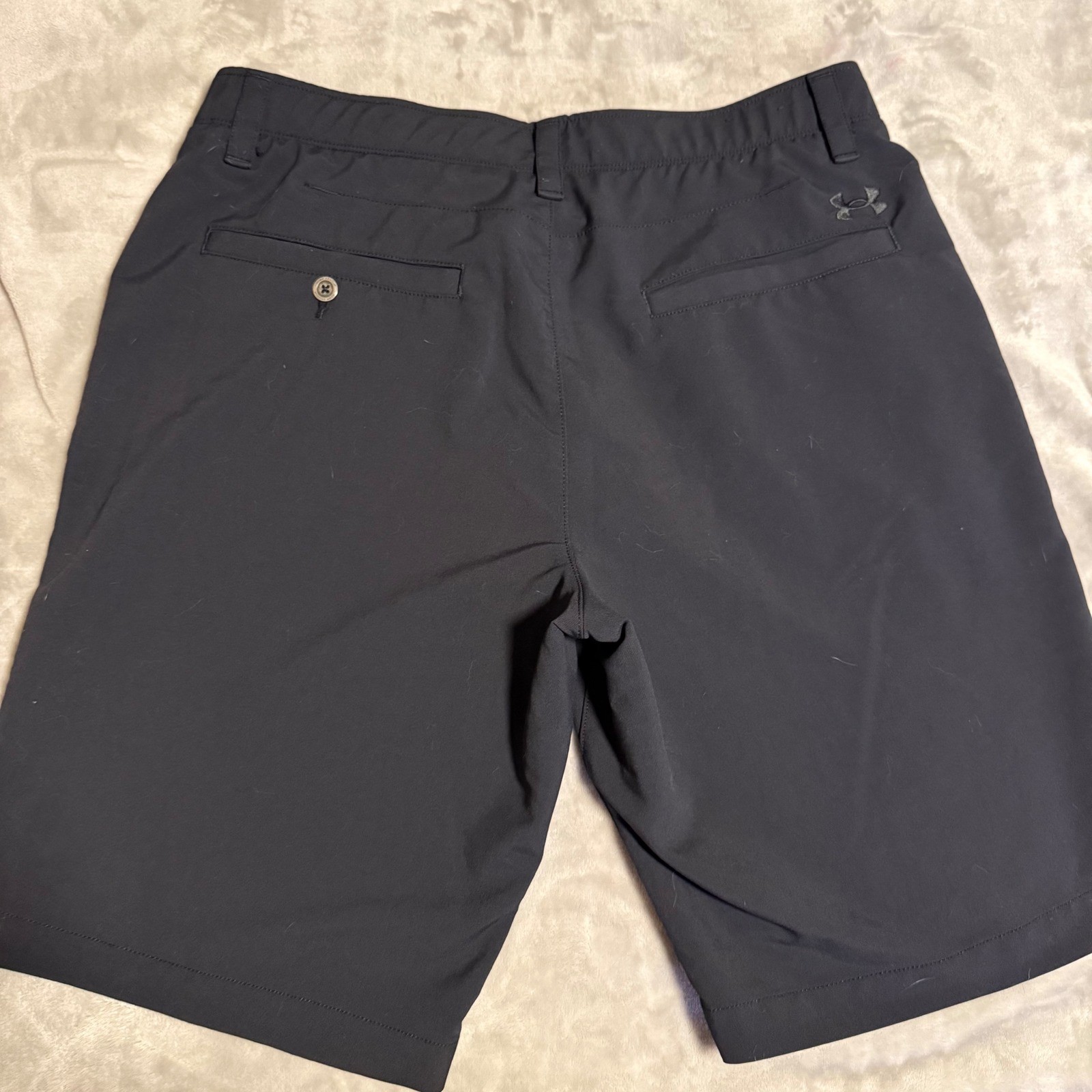 Under Armour Showdown HeatGear Black Golf Shorts Men's Size 36 Performance thumbnail 3