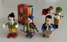 Schuco Solisto - Wind-Up Toys Lot x4 , Working w/Keys  One Box, Drummer Violin